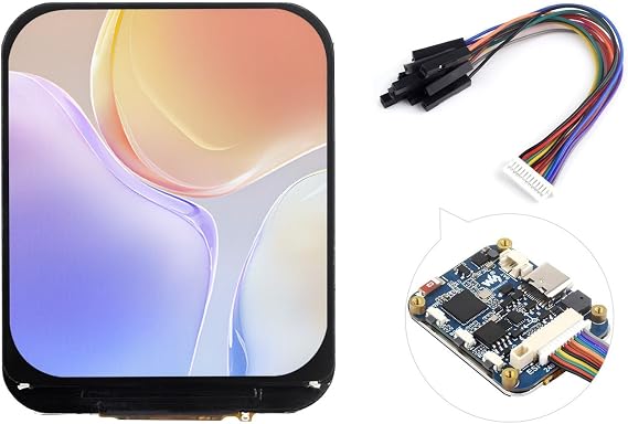 Waveshare ESP32-S3 Development Board with 1.69inch LCD Display,240×280 Pixels 262K Color Micro LCD Display With ESP32-S3,Embedded with ST7789V2 Display Driver,SPI Communication