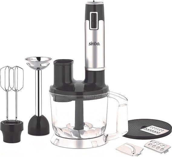 Sinbo SHB-3186 El Blender Seti, Siyah