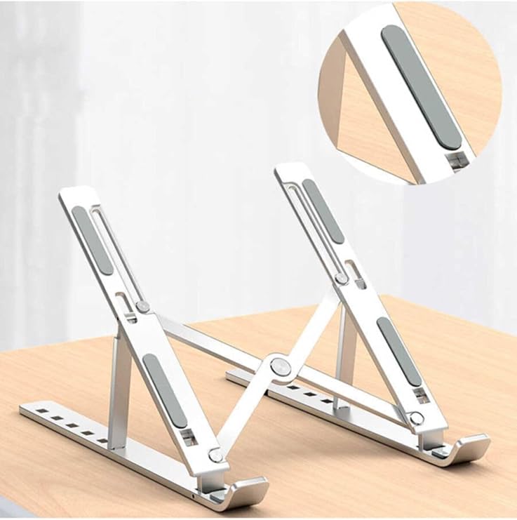 Teknosepetim Apple Macbook Pro Inç Wiwu S400A Laptop Standı Özel Yükseltici Aparat Metal Tasarım, Gri WiwuS400AStand36