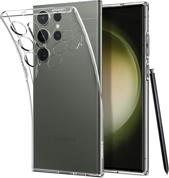 Spigen Liquid Crystal Case for Samsung Galaxy S23 Ultra - Crystal Clear