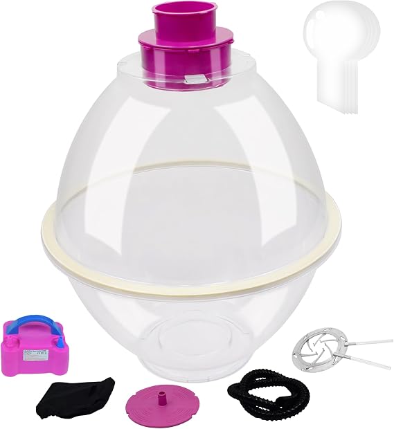 Balloon Stuffing Machine, Balloon Expander Stuffer Set with Balloon Pump, for Stuffing Filling Plush Toys Balloon Bouquets, DIY Balloon Stuffer for Valentine Gift Birthday Party Christmas Wedding
