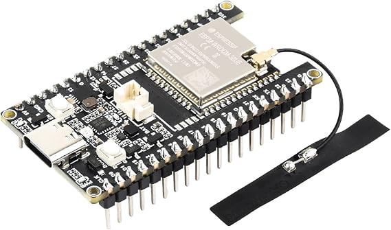 Waveshare ESP32 マイクロコントローラー Wi-Fi Dev ボード、16MB フラッシュ + はんだ付けピン