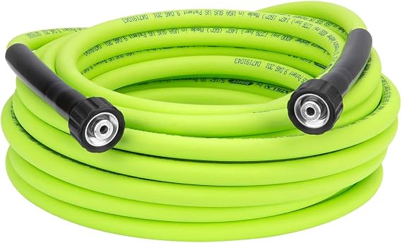 Flexzilla HFZPW40550M-E 4000 PSI, 50' Pressure Washer Hose, ZillaGreen, 5/16 in. x 50 ft