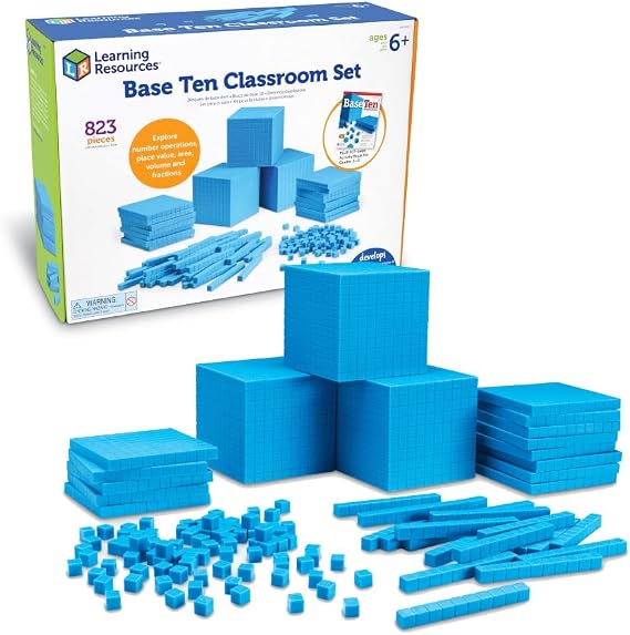 Learning Resources Grooved Plastic Base 10-Class Set