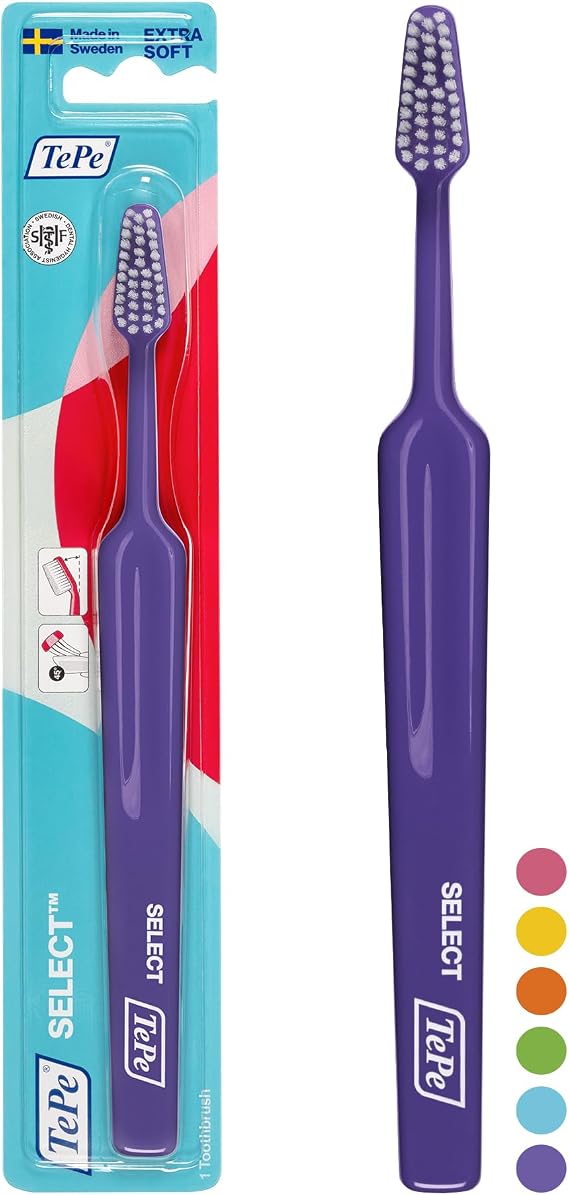 TePe Select Toothbrush, Extra Soft, Assorted Colours, 1pc