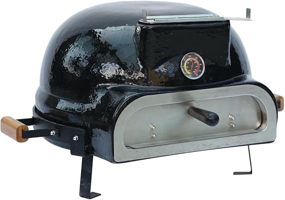 Greenmall Kamado Pizza Fırını Siyah