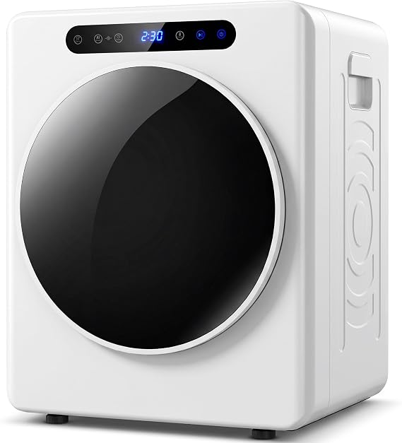 HOMCOM Vented Tumble Dryer 5kg Wet Laundry/3kg Dry Capacity 1000W White [Energy Class G]
