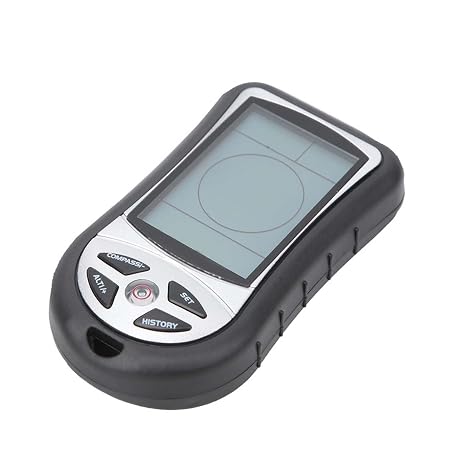 Digital Altimeter, Digital Compass, Thermometer, Barometer for Hiking Outside, 2300 to 29500FT 1100mbar, 300mbar to 1100mbar