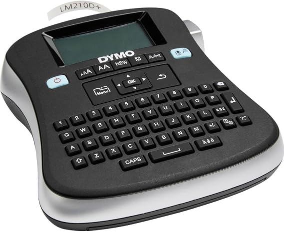 DYMO LabelManager 210D Label Maker | Desktop Label Printer | Portable Label Maker with QWERTY Keyboard | Large Display & One-Touch Smart Keys | For Home & Office