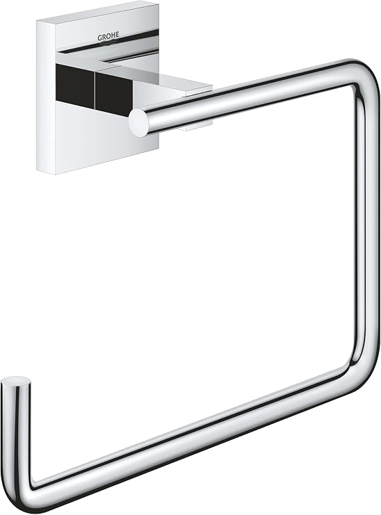 GROHE Start Cube QuickFix Halka Havluluk, Duş/Banyo Aksesuarları, Krom, 40975000 [Enerji Sınıfı B]