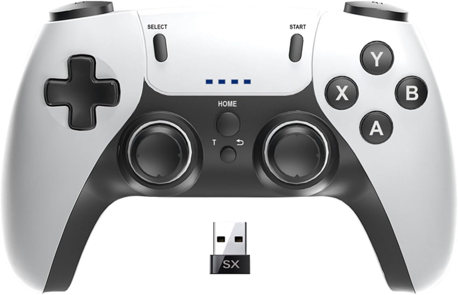 Wireless Game Controller for Windows PCRaspberry PiPS3 Gamepad Rechargeable Portable Remote Joystick Joypad with Turbo for Desktop Laptop Computer Emulator,Roblox,Steam, RetroPie,RecalBox,RetroArch