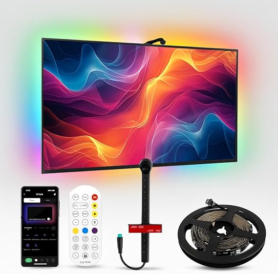 Smart LED TV Backlight with Colour Sensor, Screen Reactive Lights, 5m