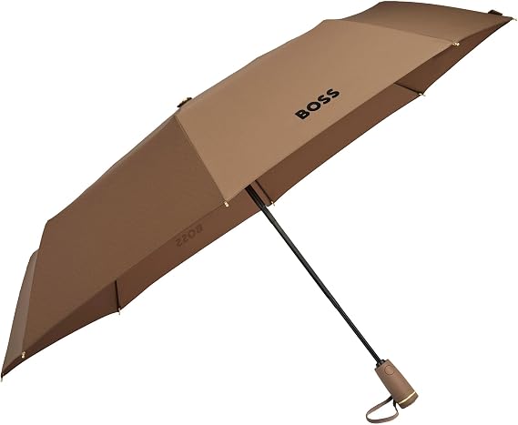 HUGO BOSS Double B Pocket Umbrella Camel light brown