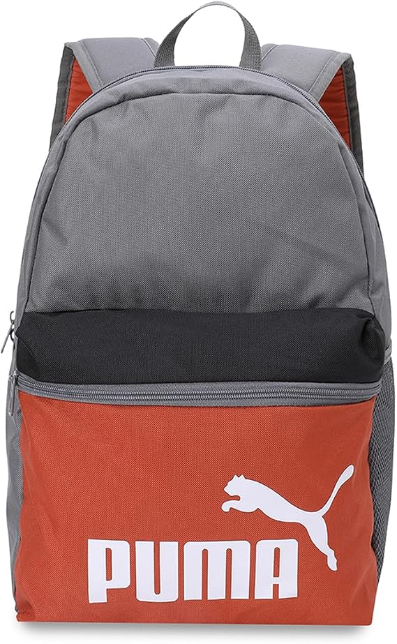 PUMA PUMA Phase Colour Block Backpack Unisex Classic Backpack Cast Iron Colour Block OSFA - 091175