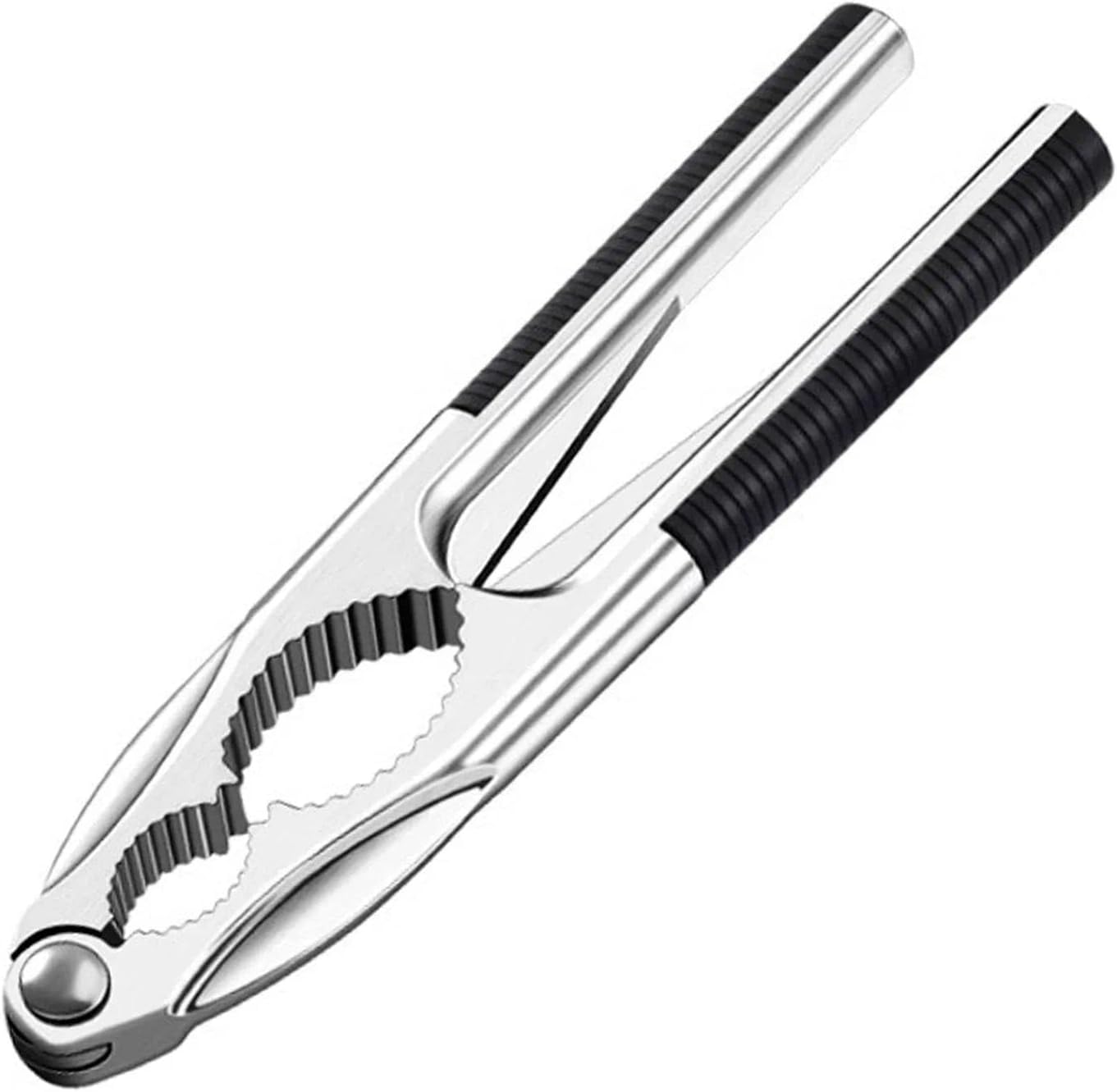 Nutcracker,Nut Crackers Heavy Duty with Non-Slip Handle,Stainless Steel Nut Opener Tool for Walnut Hazelnut Almonds Pecan Seafood