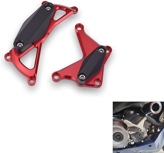 Motorcycle Engine Cover Protection Case Stator Crank Case Cover compatible with Suzuki GSX-S1000 (21~) GSX-S1000 GT (21~) KATANA (19-21) (Red)