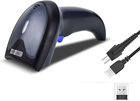 NETUM Bluetooth 2D Barcode Scanner 3-in-1 (2.4G Wireless & Bluetooth & USB Wired) Bar Code Reader Scan QR PDF417 DataMatrix Maxicode for Mobile Phone Android iOS PC Computer W8-X