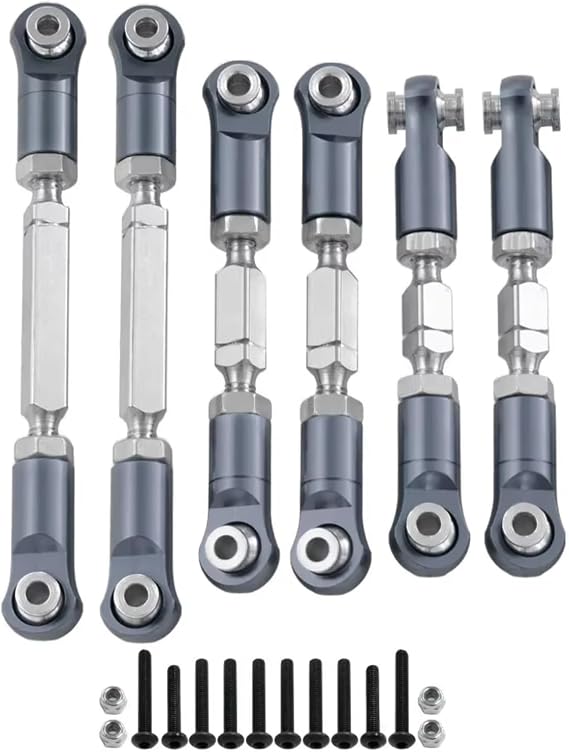 Compatible With ARRMA For MOJAVE 4X4 4S For BLX 1/8 Rc Crawler Car Upgrade Accessories Parts Steering Link Rod Set Rc Crawlers Upgrade Parts