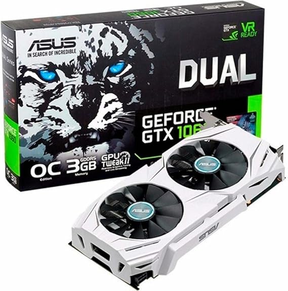 ASUS DUAL-GTX1060-O3G NVIDIA GeForce GTX 1060 3GB