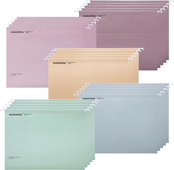 A4 Suspension Files, 25 Pack, Morandi Assorted Colours