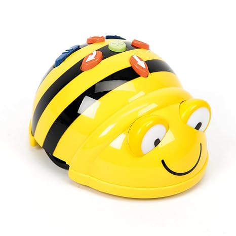 TTS IT10077 Bee-Bot Programmable Floor Robot, 13 cm L x 10 cm W x 7 cm H