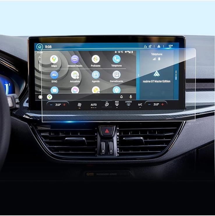 Navigasyon Multimedya 9H Nano Ekran Koruyucu 2024 Ford Focus 13.2 inç ile uyumlu