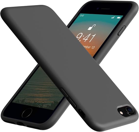 iPhone 7 Plus / 8 Plus ile Uyumlu İçi Kadife Lansman Silikon Kılıf – Kamera Korumalı, Darbe Emici, Premium Yumuşak Kapak Siyah