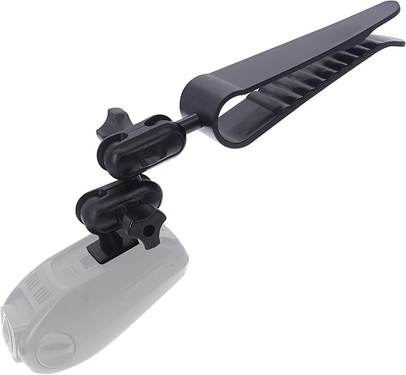 Dash Cam Sun Visor Mount Holder/w Various Joints for Yi/Rexing/Falcon/Z-Edge/Old Shark/VANTRUE/Rove/AUKEY/APEMAN/KDLINKS/WheelWitness/Transcend/TaoTronics (99% On-Dash Cameras Suitable)