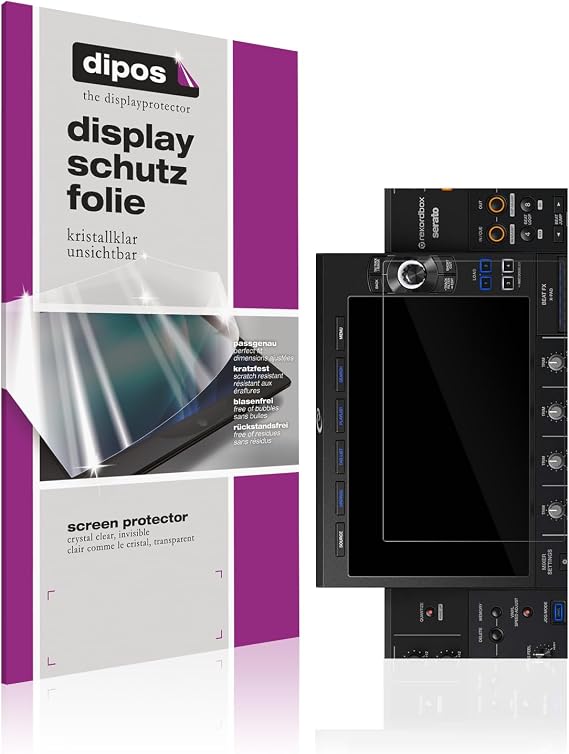 dipos 2x Clear Screen Protector for Pioneer XDJ-AZ