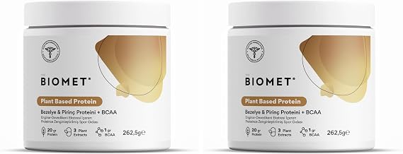 Plant Based Protein - Bezelye & Pirinç Proteini + BCAA (2 paketi)