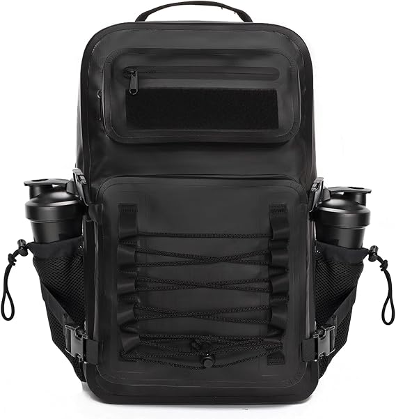 Miramrax Dry Bag Waterproof Backpack 30L Tactical Backpack for Kayaking Hiking Boating Paddle Boarding Fishing Travel Camping Beach Floating Dry Bag for Men Women (Black)