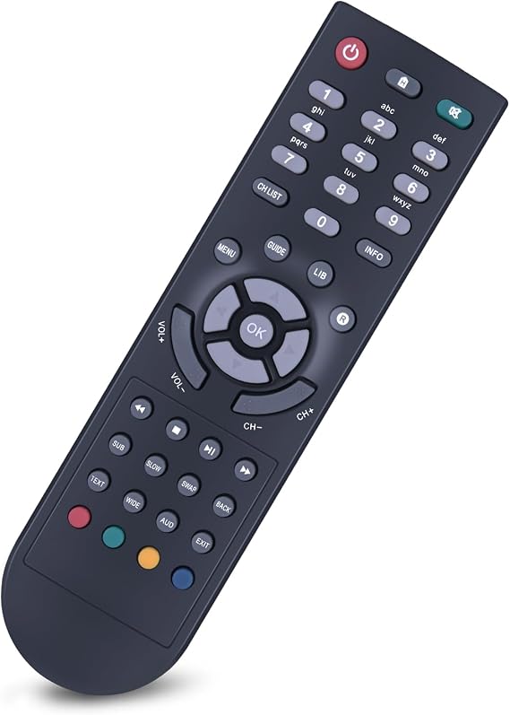 Replacement GD11FVRSD50 Remote Control Compatible With Goodmans Freeview Recorder Box GD11FVRSD32 GDB1232DTR