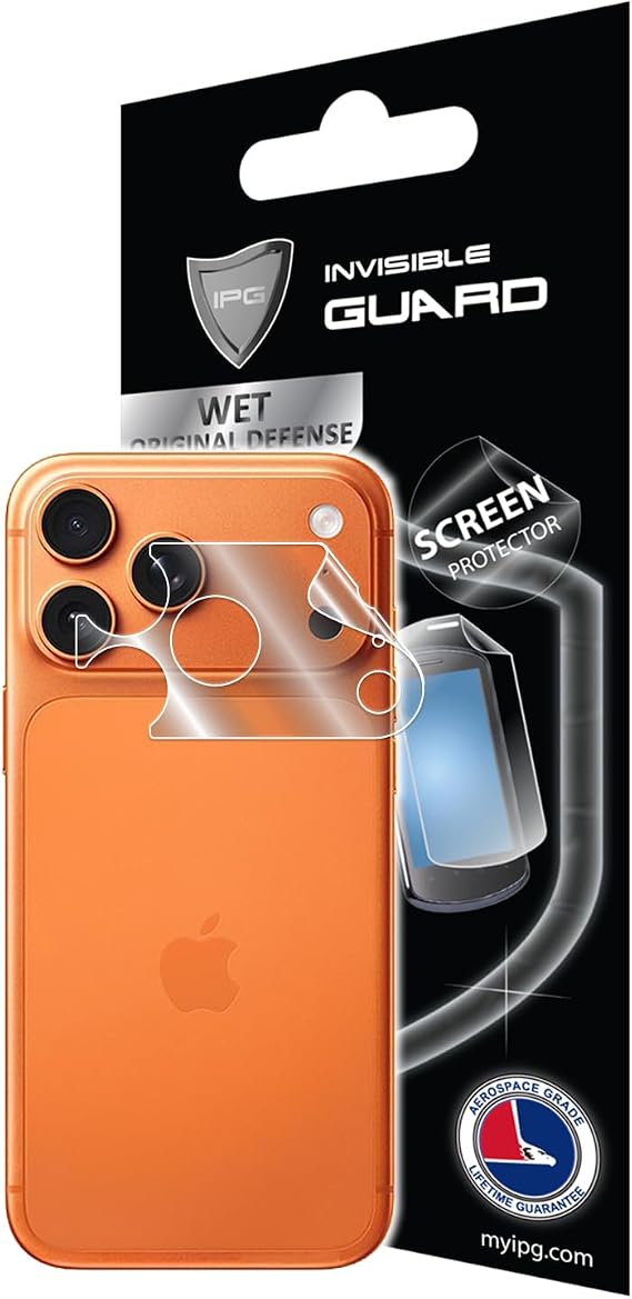 IPG Apple iPhone 17 Pro Max için Hydrogel Kamera Koruyucu (2 Adet)