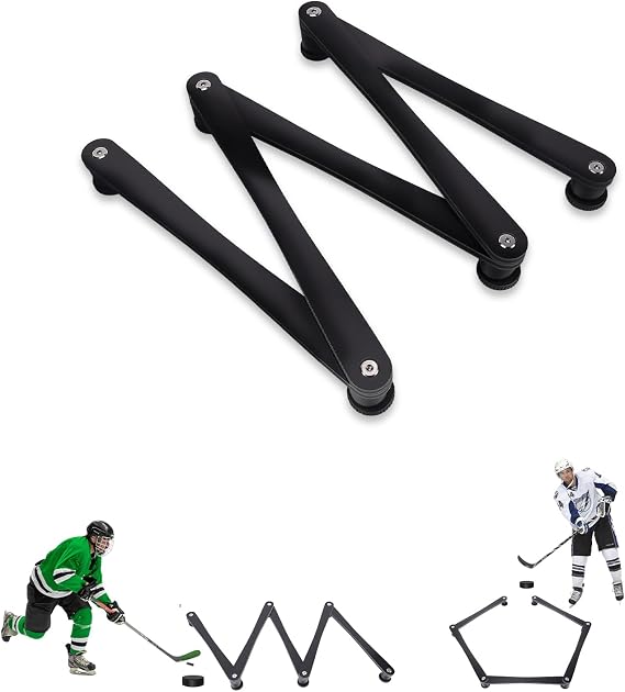 Hockey Training Equipment,Protable 5-Section Hockey Stick Handling Trainer