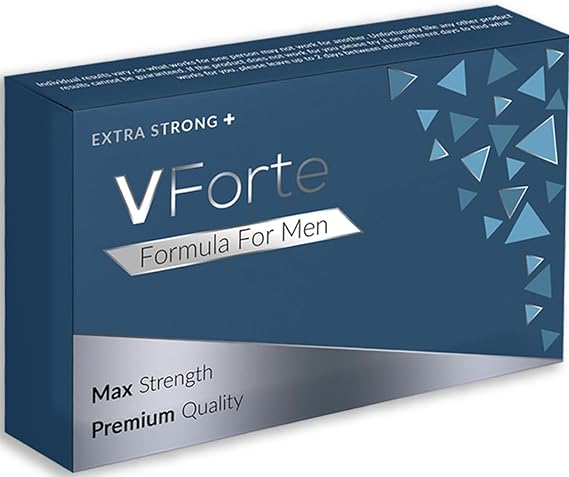 Vforte Blue | Food Supplement for Men | 12 Tablets | Male Wellbeing Formula | UK