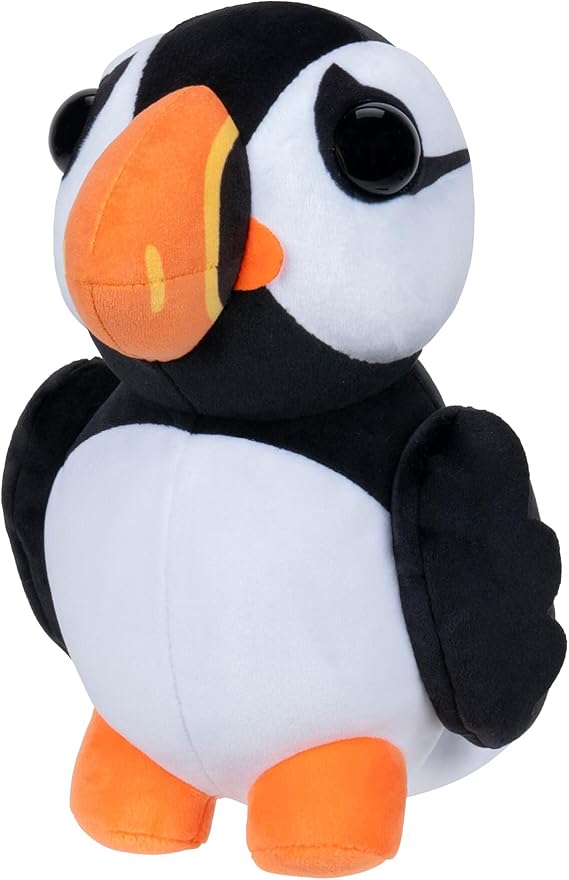 Adopt Me! Collector Plush - Puffin - Series 4 - Ultra-Rare in-Game Stylization Plush - Exclusive Virtual Item Code Included - Toys for Kids Ages 6+