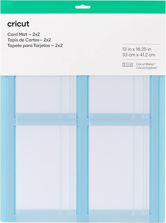 Cricut Card mat - 2x2 | Compatible with everyone Cricut Card sizes | Create custom cards with Cricut Maker and Explore machines