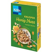 Kölln Muesli Crisp Honey Nut 500 g (Pack of 7)