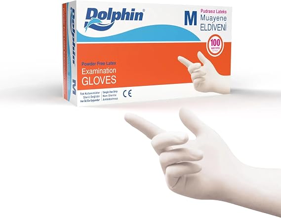 Dolphin Lateks uayene Eldiveni Pudrasız, M