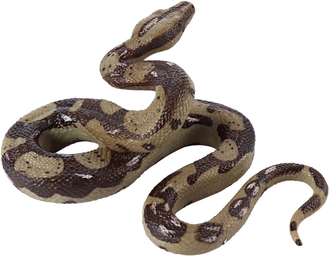 TOYANDONA Snake Toys Scary Prank Snake Toy Rubber Snake Figure for Halloween Prank Props