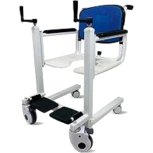 Multifunctional Shower Chair Commode Manual Wheelchair - Patient Lift Transfer Machine, Load up to 120kg - Available in Multicolor - Ideal for Nursing Elderly and Patients