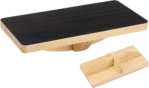 Oscillating Board Exercise Equipment Wooden Non-Slip