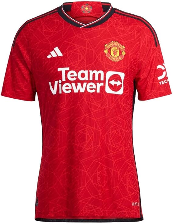 adidas Men's Soccer Manchester United 23/24 Authentic Home Jersey - Represent Your Team with Pride and Style