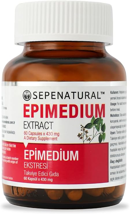 Epimedium Epimedyum 60 Kapsül x 430 mg Azgın Teke SEPE