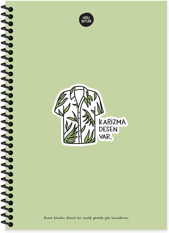 100 Yaprak Kareli Sert Kapak Defter, Karizma, 17x24cm
