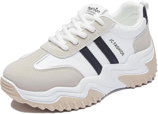 Womens Comfort Platform Trainers Campus Anti-Slip Lightweight Walking Shoes Casual Sneakers