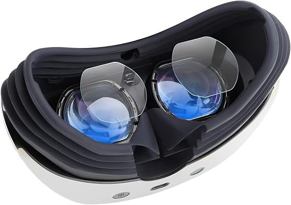 4 Pack Lens Protector for PS VR2 for PlayStation VR2 HD Anti-scratch Anti-sweat TPU Soft Film Accessories