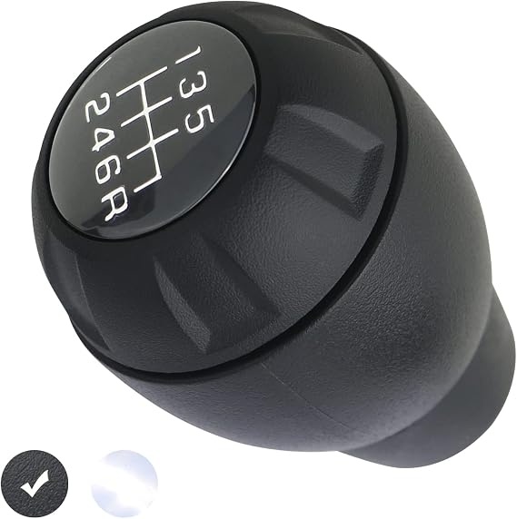 APPERFiT Shift Shifter Knob for Manual Transmission Black Compatible with Jeep Wrangler JK 2011 2012 2013 2014 2015 2016 2017 2018 Gear Shifter