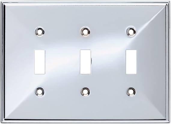 Brainerd Beverly Triple Switch Wall Plate