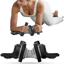 Ab Roller Sideways Flex Abdominal Trainer Ab Wheel Innovative Curved Design for Lateral and Core Muscle Training - Perfect for Abs, Oblique Abs  Body Strength